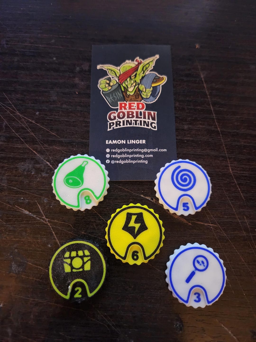 MTG Dial Counters – Token Tracker Set (food, Clue, Treasure, Energy ...