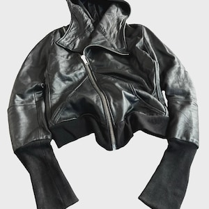 Hedi Slimane Leather Jacket - Etsy