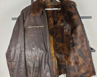 Chaqueta bomber Dolce Gabbana de piel y piel, estilo 2003, años 90/2000, para hombre, talla grande