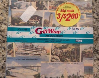 Vintage Cleo All Occasion Gift Wrap Perfect for Junks and Paper Crafts