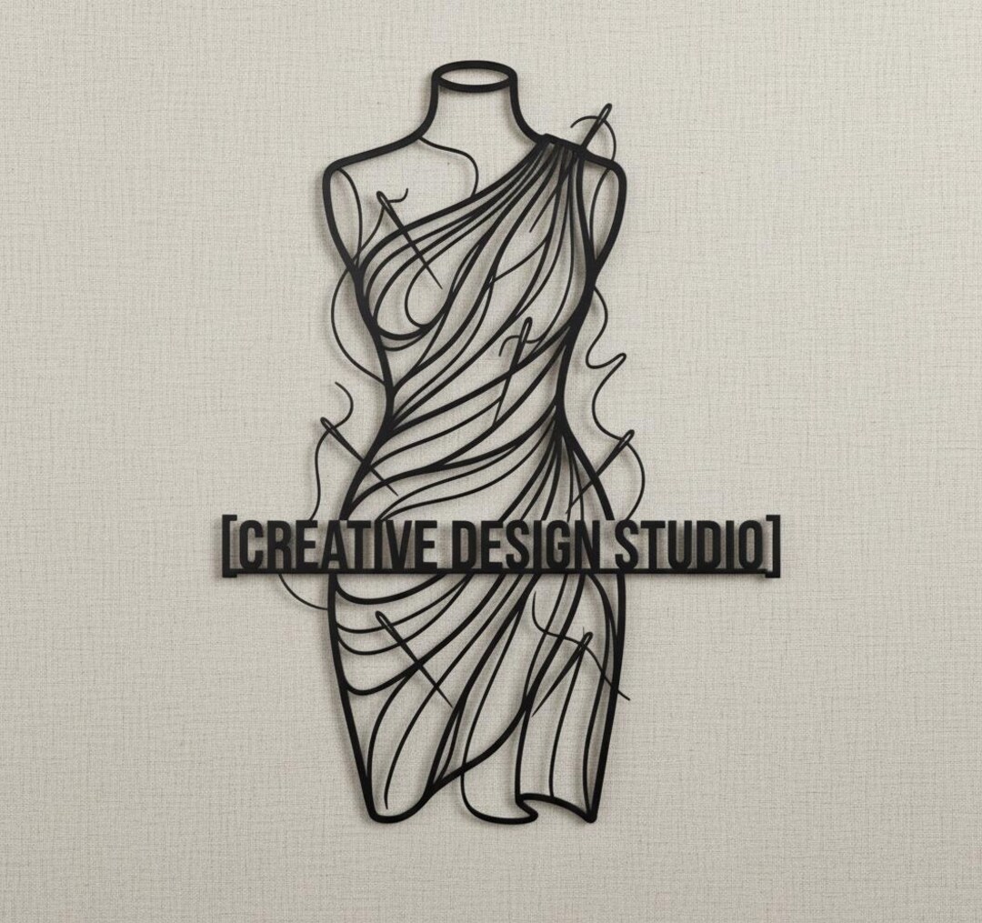 Mannequin Signs Custom Mannequin Metal Sign, Personalized Fashion Design Studio Decor ...