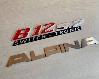 Sticker for trunk for BMW Alpina B12 5.7 Switch Tronic