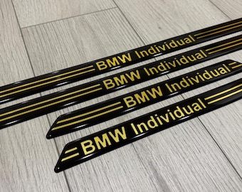 Threshold overlays for BMW E39 Gold