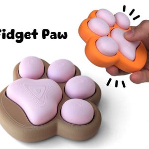 Paw Click Sensory Fidget Toy – Satisfying Push Button Stress Reliever