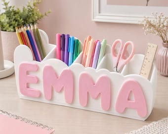 Desk Organizer Personalized Name