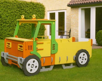 Wooden Truck Playhouse Plan | Kids Garden Toy Blueprint, CNC Files (Digital Download)