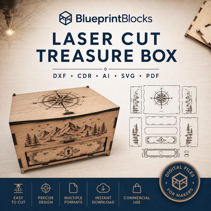 Treasure Box Design Treasure Box - Etsy