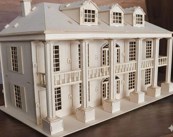 Laser Cut Villa Model | 2-Story Architectural Design (Digital Download)