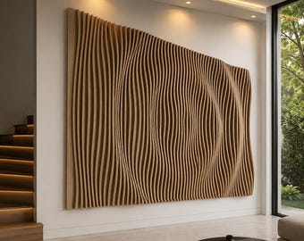 Archivos de paneles de pared ondulados paramétricos, pantalla arquitectónica moderna (DXF, Cdr, Pdf, Ai, Svg)