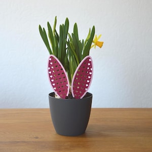 Orecchie da coniglio per vasi di fiori | Pali per fiori | Decorazione | Pasqua | Stampa 3D | Printibri