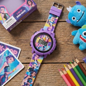 K-Pop Demon Hunters Watch | 24 Image Projection Digital Timepiece