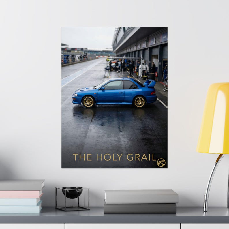 Subaru Impreza 22B Sti Poster | JDM Rally Car, World Rally Blue - Etsy