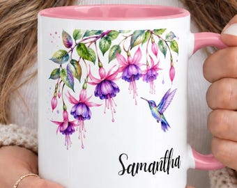 Hummingbird coffee mug • Hummingbird gifts for women • Hummingbird gifts • Hummingbird mug • Gifts for bird lovers • Bird mug