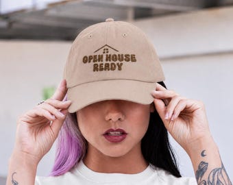 Open House Ready Embroidered Real Estate Hat