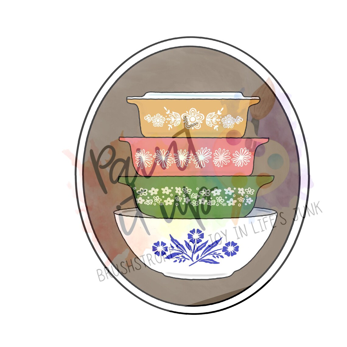 Pyrex Stack Svg SVG: Vintage Dishes, Pyrex, Corning Ware - Etsy
