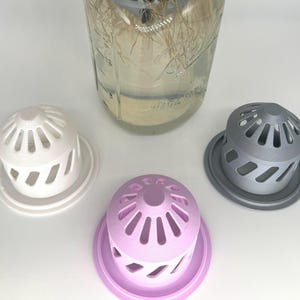 3D Printed Mason Jar Net Cup Insert | Hydroponic Kratky Growing System
