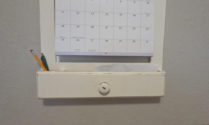 Off White Calendar Frame, Organizer - Etsy
