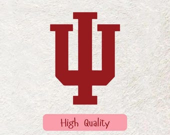 Red College Letter Logo Cut File, Sports Design (Digital Download)