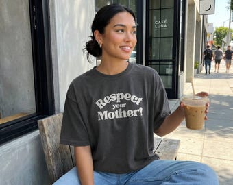 Respect your mother! Vintage Wash Retro Harry T-Shirt