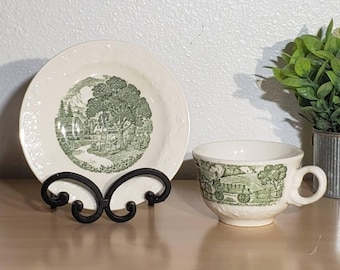 Vintage TS&T "Pastoral" Teacup and Saucer
