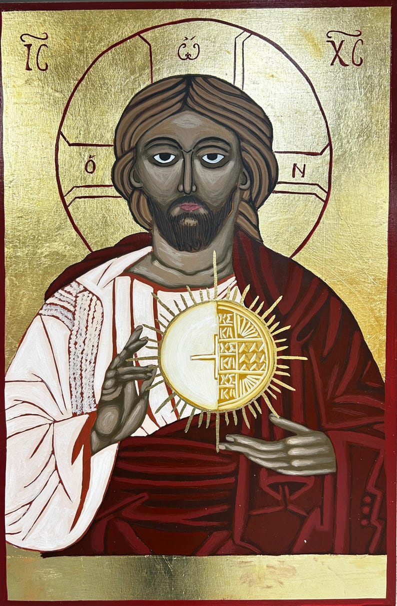 Custom Hand-Written (painted) Icons – Prayerfully Made Religious Art, Archival Materials immagine 3