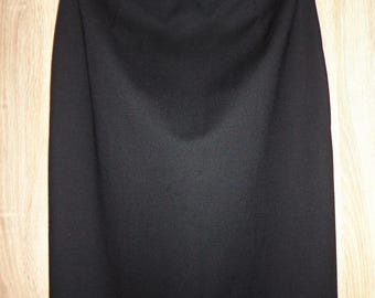 Gonna a tubino nera Moschino Cheap & Chic con cerniera posteriore, taglia I42 GB 10 US 8