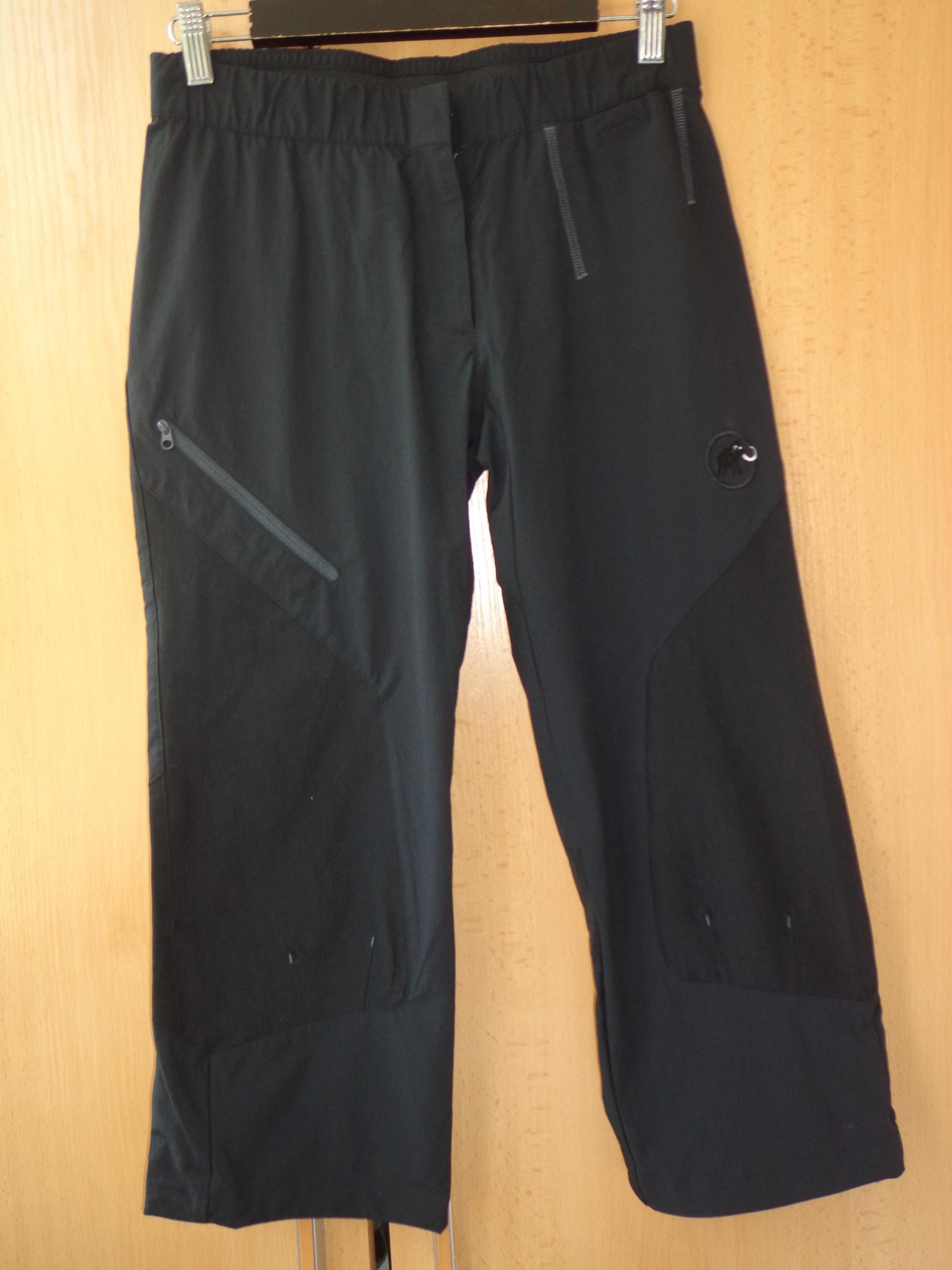 Mammut, Vintage Mammut black & dark grey cropped trousers EU38 UK12 US8