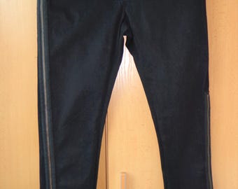 Women's vintage Acne Studios Venus black side zipper trousers size 38 UK10