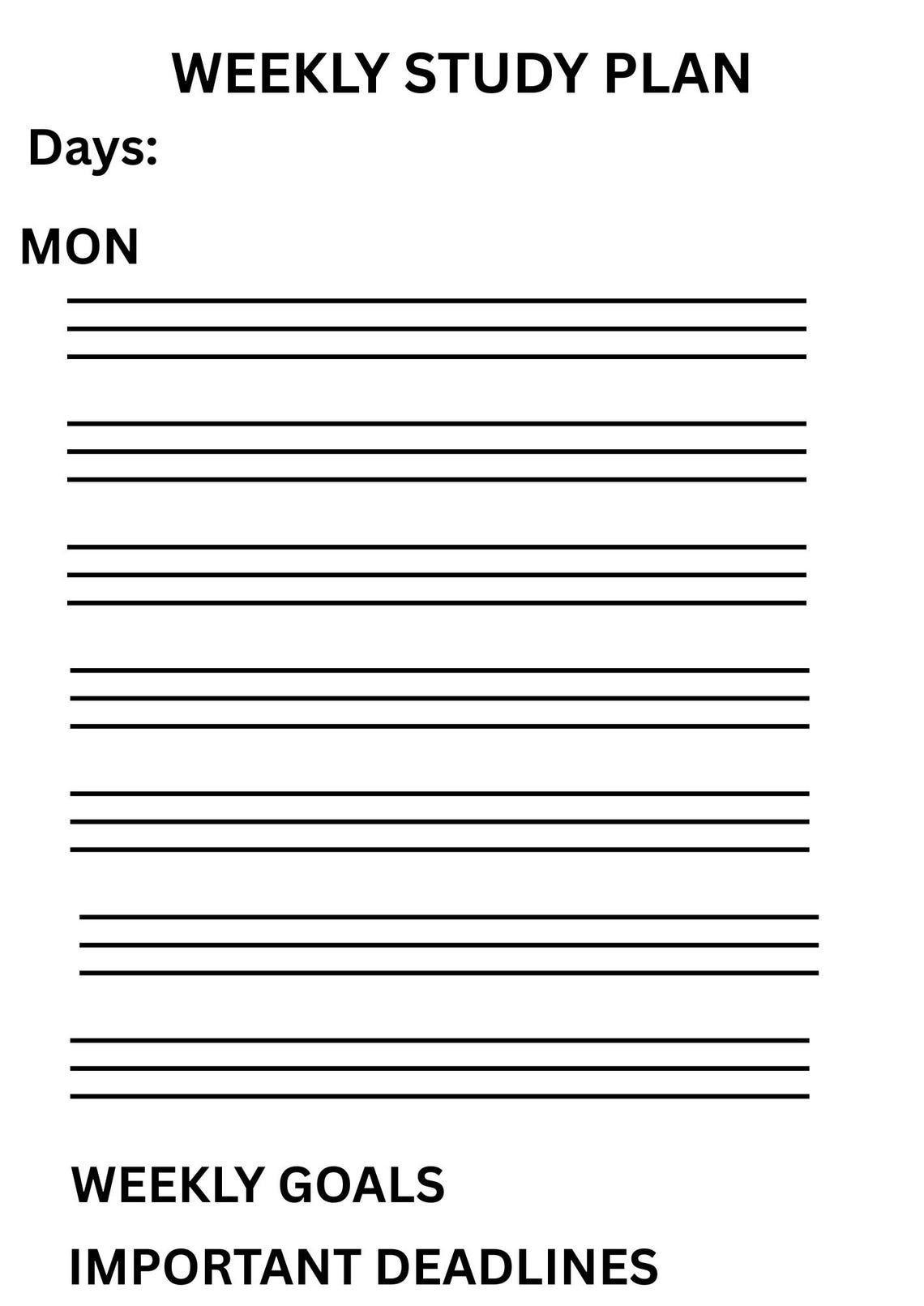 ADHD Study Planner Printable | Daily Student Focus Organizer PDF - Etsy ...