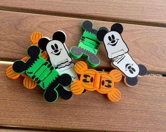 Halloween Mouse Head Flip & Slide Fidget | Disney Cruise Pixie Dust, Fish Extender  | DCL | Halloween on the High Seas Gift