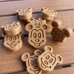 Aimant gaufre inspiré de Mickey | Aimant de porte Disney Cruise Line imprimé en 3D | Poussière de fée | DCL | Extension de poisson | Décoration
