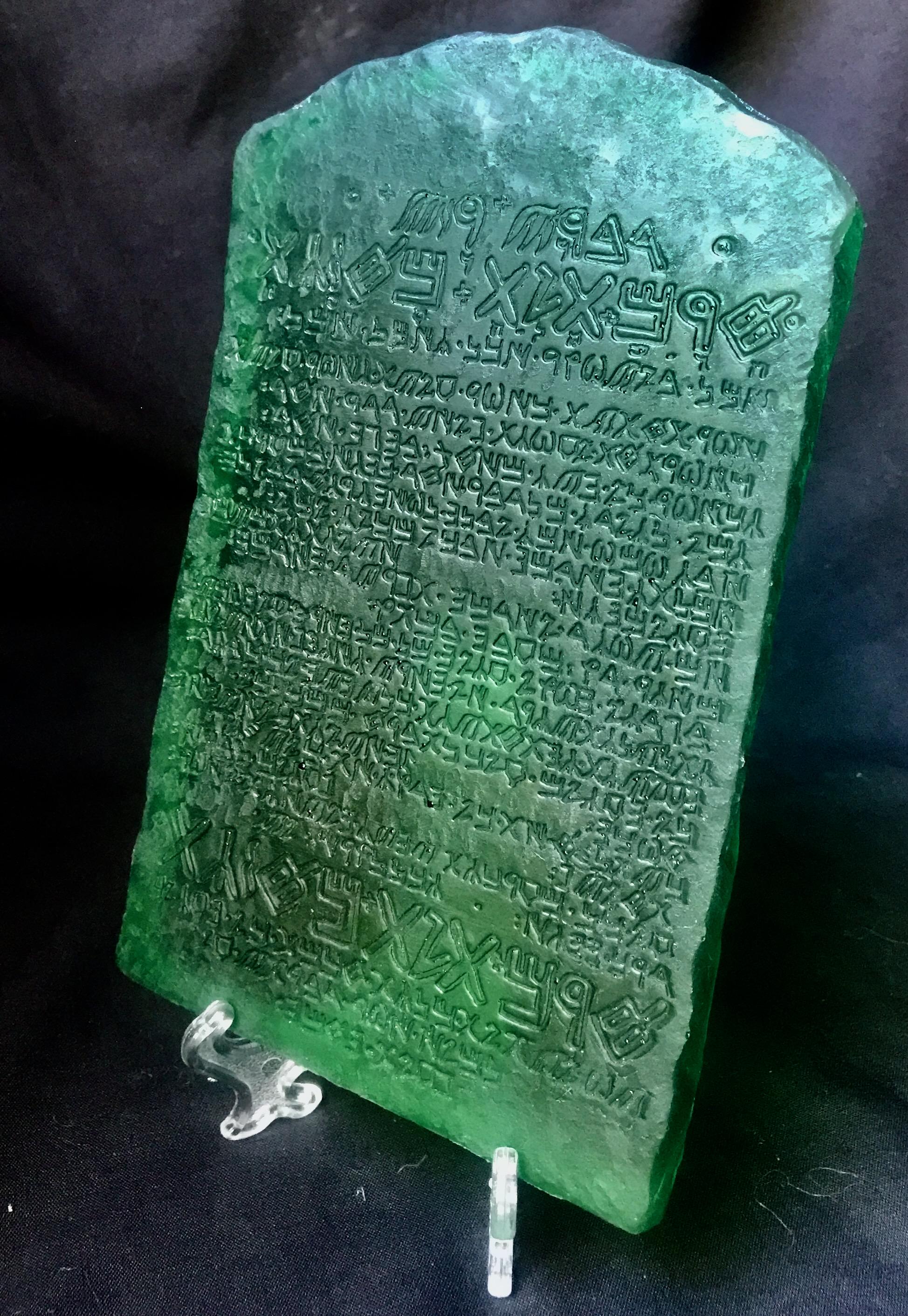 Thoth Relics EMERALD TABLET of THOTH Mystical Relic of Ancient Egypt - Etsy