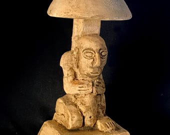 PIERRE MAYAN CHAMPIGNON Guatamala 1000 avant JC réplique ancienne