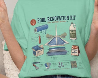 Trump Reflecting Pool Shirt, Comfort Colors Political Satire Tee, Pool Renovation Kit, Funny DC Current Events T-Shirt