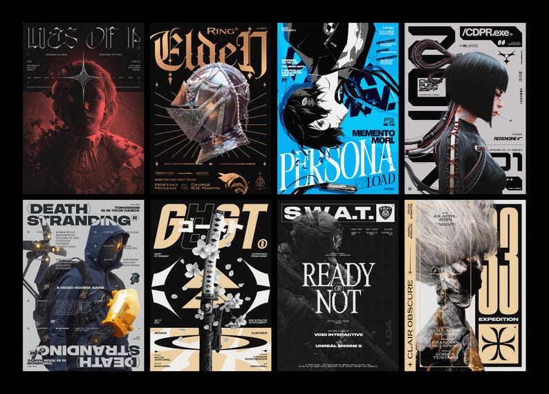 Posterprint met fanart van Cyberpunk 2077, futuristische sciencefiction muurdecoratie, futuristische print, decoratie voor je gamekamer. afbeelding 11