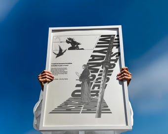 Posterprint Fanart Vagabond Poster - Miyamoto Musashi Anime Muurdecoratie, Samurai Manga Illustratieprint, Japanse Anime Decoratie Kunstwerk