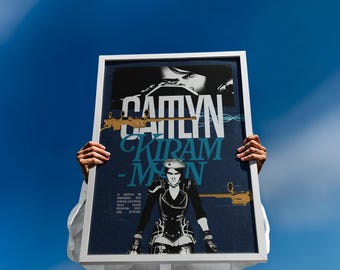 Posterprint Arcane Fanart Caitlyn Kiramman, Piltover Enforcer Poster, Muurdecoratie, League of Legends geek decoratie