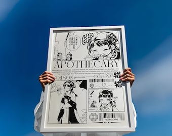 Fanart Poster Print The Apothecary Diaries – Japanese Manga Poster Wall Art, Maomao Poster Wall Decoration, Kusuriya no Hitorigoto Fanart