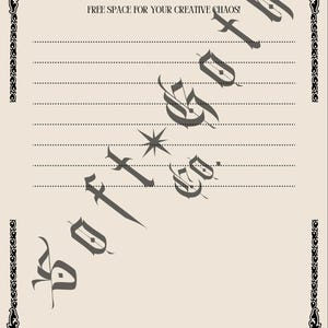 Soft Goth Planner | Low Energy ADHD Friendly Journal (Digital Download A4/US Letter) image 8