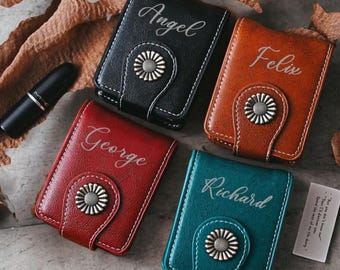 Personalized Makeup Bag - Mini Lipstick Case, Custom Name Gift for Her