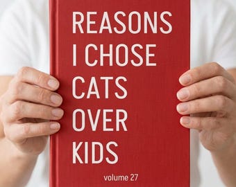 Childfree Cat Owner Notebook | Blank Journal for Cat Mom Cat Dad Cat Owner