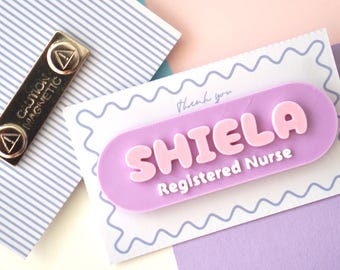 Custom Name Badge, Name Plate