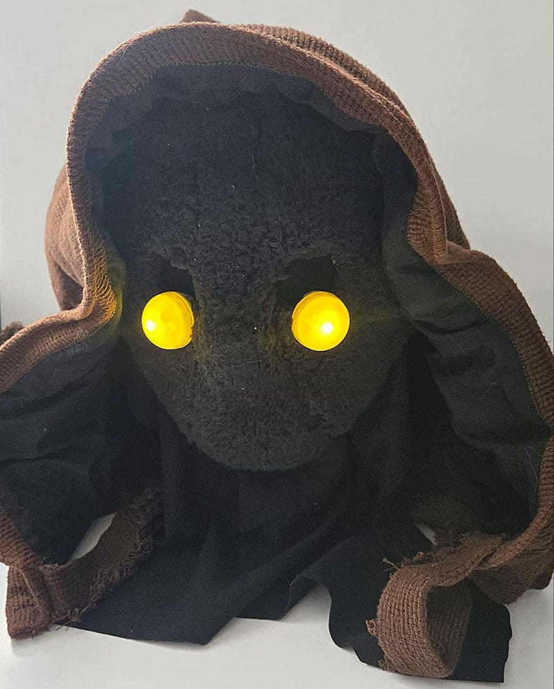 Star Wars Jawa Mask With Light up Eyes Ready TO Ship - Etsy