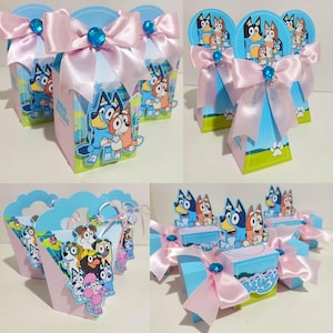 kit cajitas golosinas para cumpleaños de Bluey