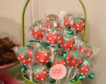 Strawberry Cake Pops