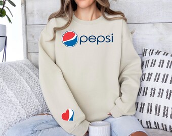 Pepsi Logo Sweatshirt, Unisex Graphic Hoodie