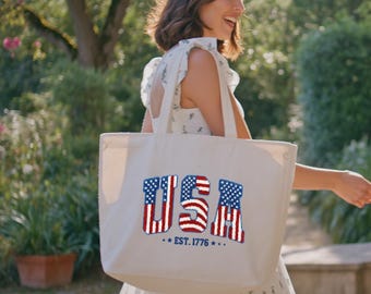 Sac fourre-tout USA, sac du 4 juillet