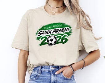Saudi Arabia Football T-Shirt, International Soccer 2026 Shirt
