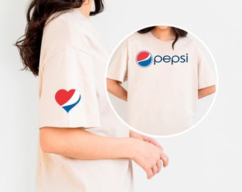 Pepsi Logo T-Shirt, Unisex Soft Cotton Tee