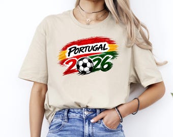 Portugal Football T-Shirt, International Soccer 2026 Shirt